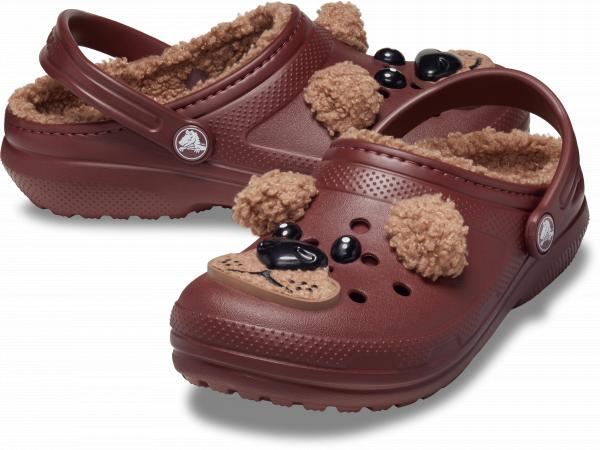 Toddler Classic Lined Brown Bear Clog