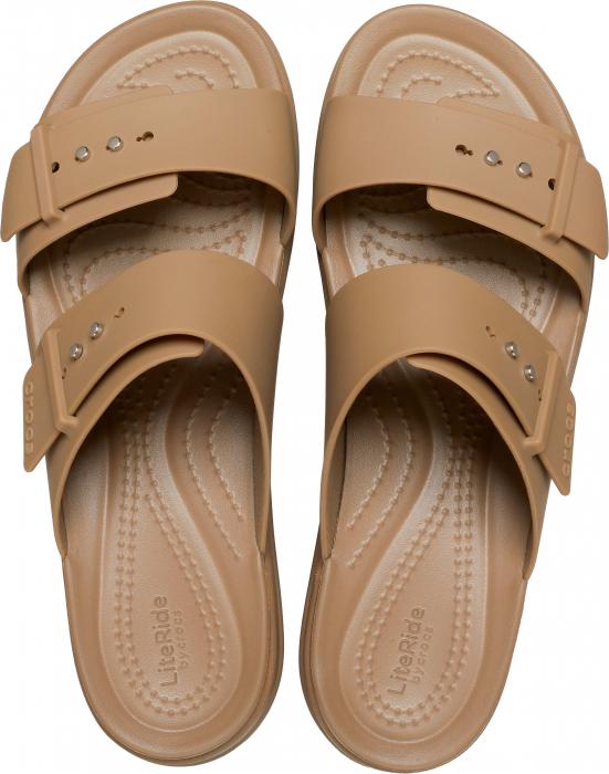 Womens Crocs Brooklyn Sandal Low Wedge
