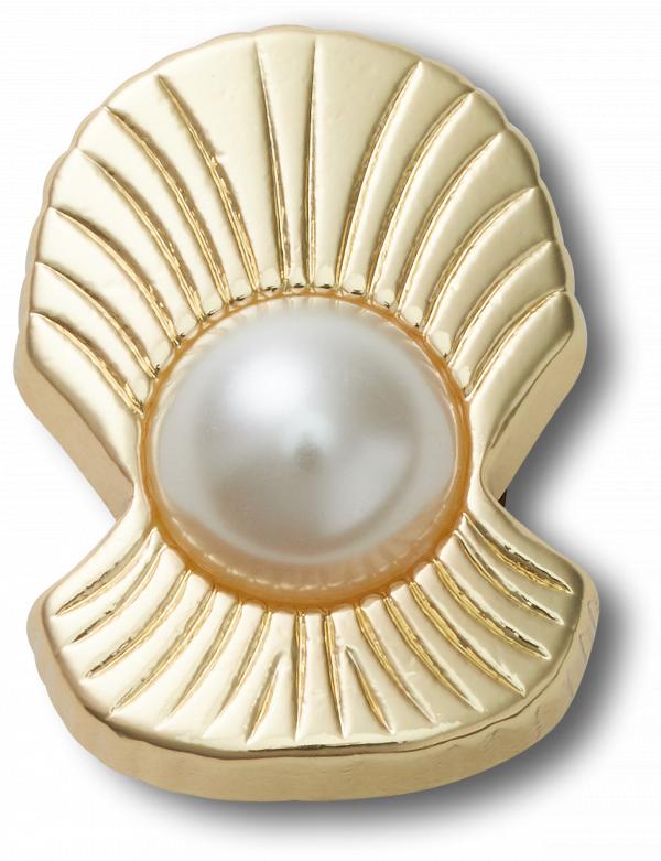 Gold Oyster with Pearl